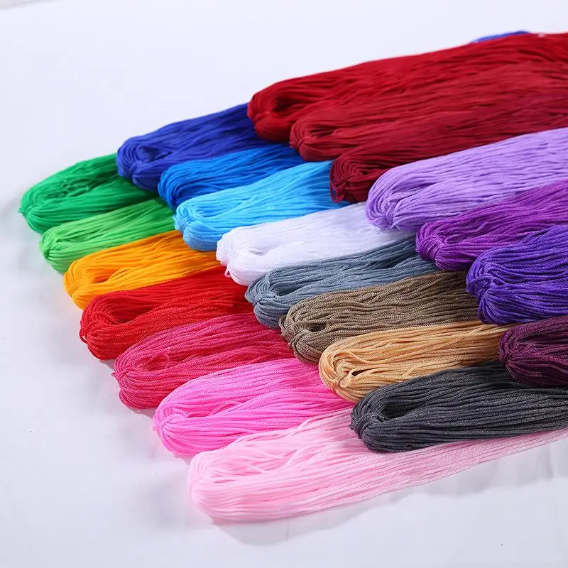 3Mm 200M Linea Cava Filato Di Nylon Maglieria A Mano Uncinetto Cavo Perline Gioielli Filo Artigianato Fai Da Te