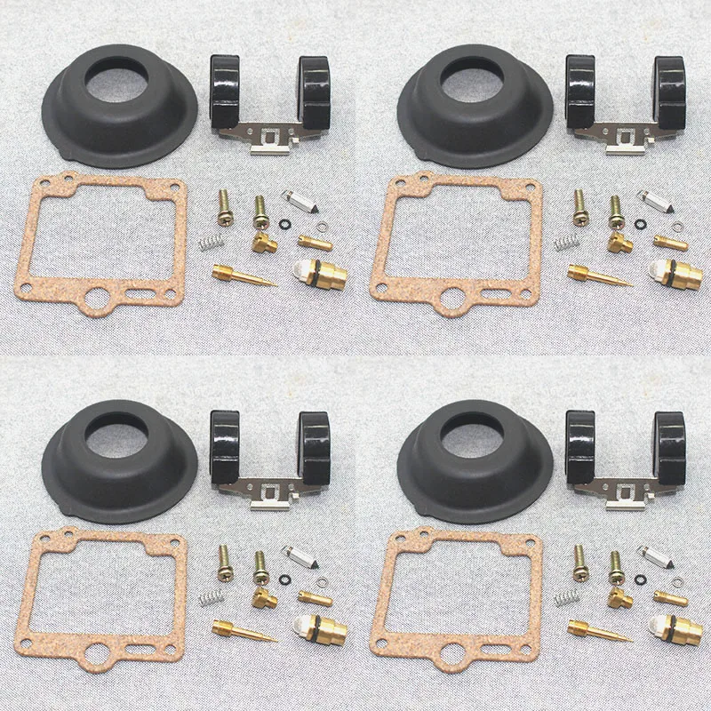 4 Set Kit Di Riparazione Carburatore Moto Per Xj900F 58L 1986-1990 Pistone Diaframma Galleggiante