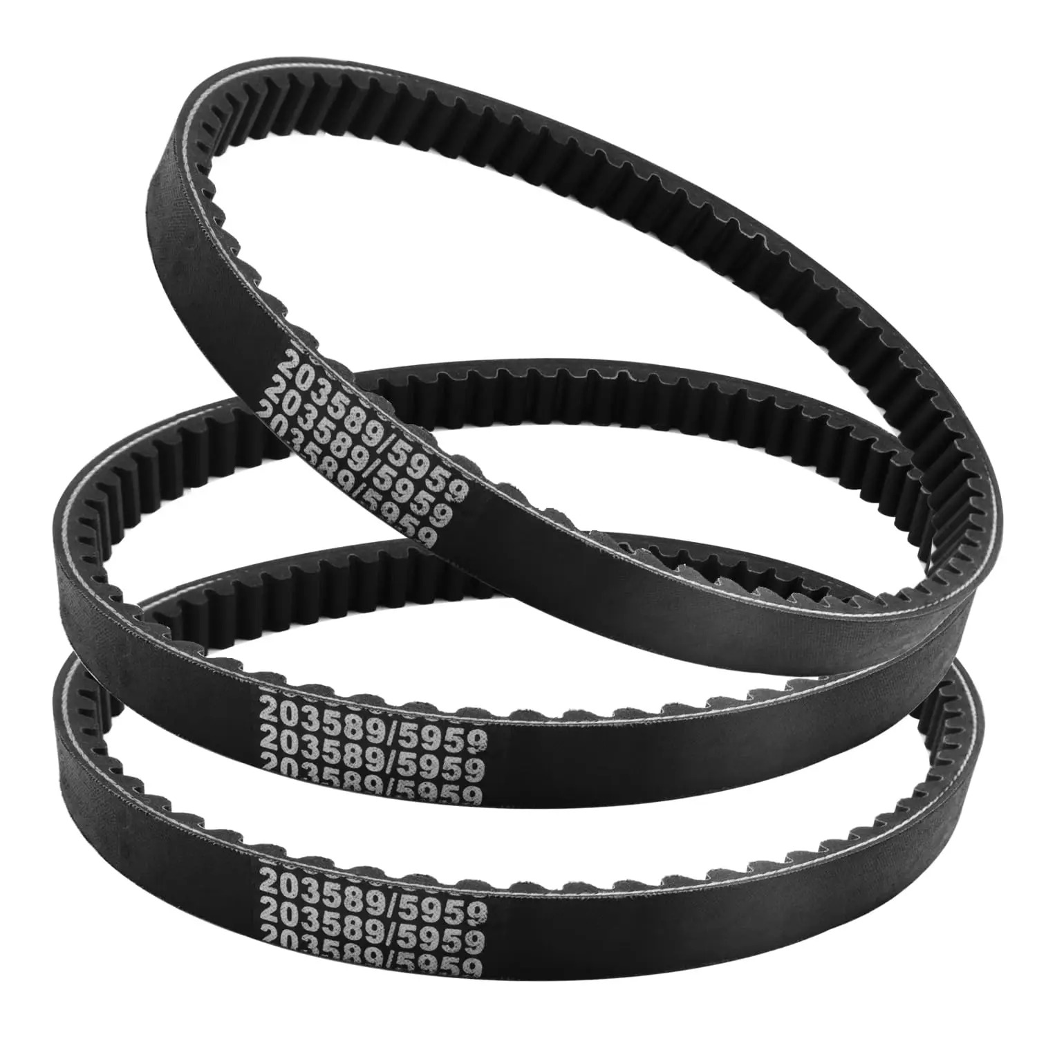 3 Pezzi Go Kart Drive Belts Misura Per Convertitore Di Coppia Serie 30 Go Kart Parts Sostituzione Cinghia Per Manco 5959 / Comet 203589