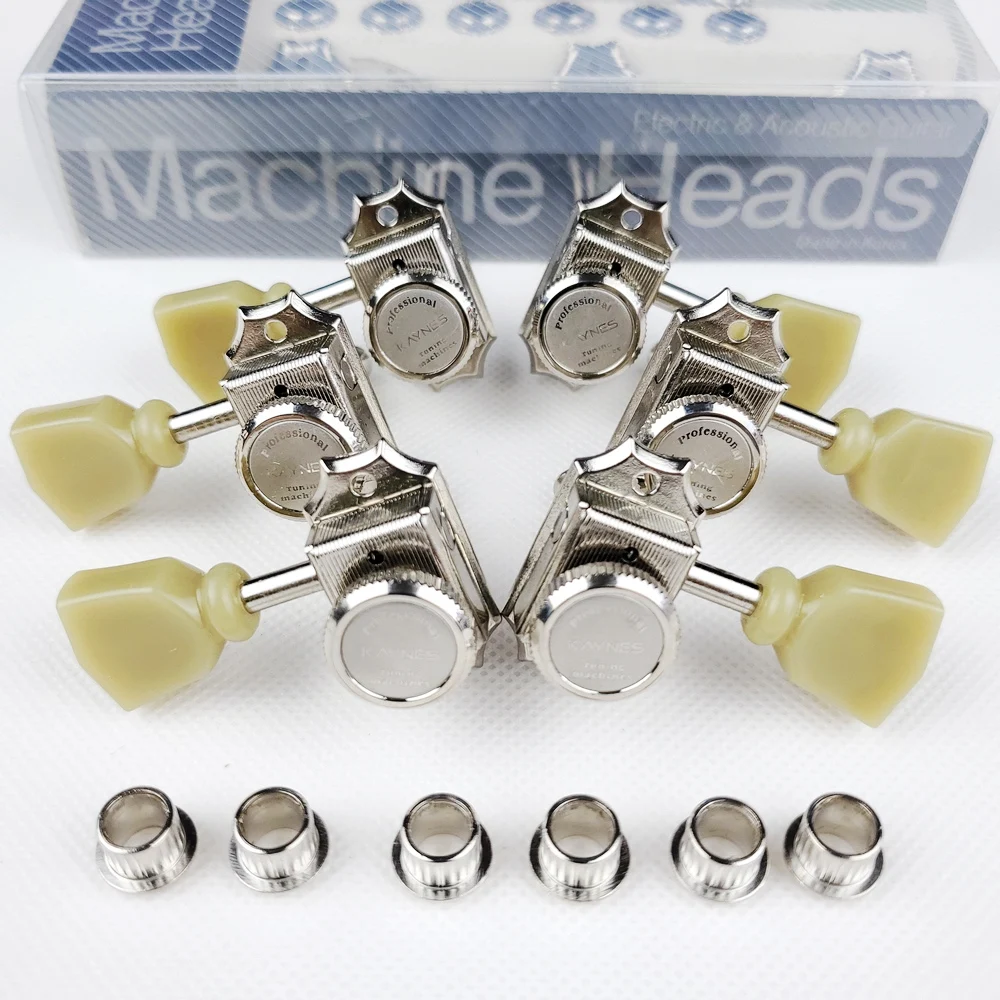 1 Set 3 R3L Vintage Deluxe Locking Electric Guitar Machine Heads Tuner Per Lp Sg Guitar Lock String Tuning Pioli Nichel