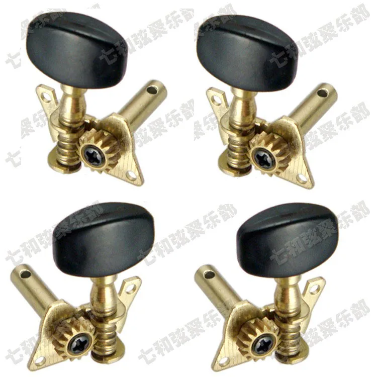 2R2L Oro Ukulele/4 Corde Chitarra Twill Tuning Peg Machine Head Tuners Ukulele String Tuning Pioli Chiavi Spedizione Gratuita