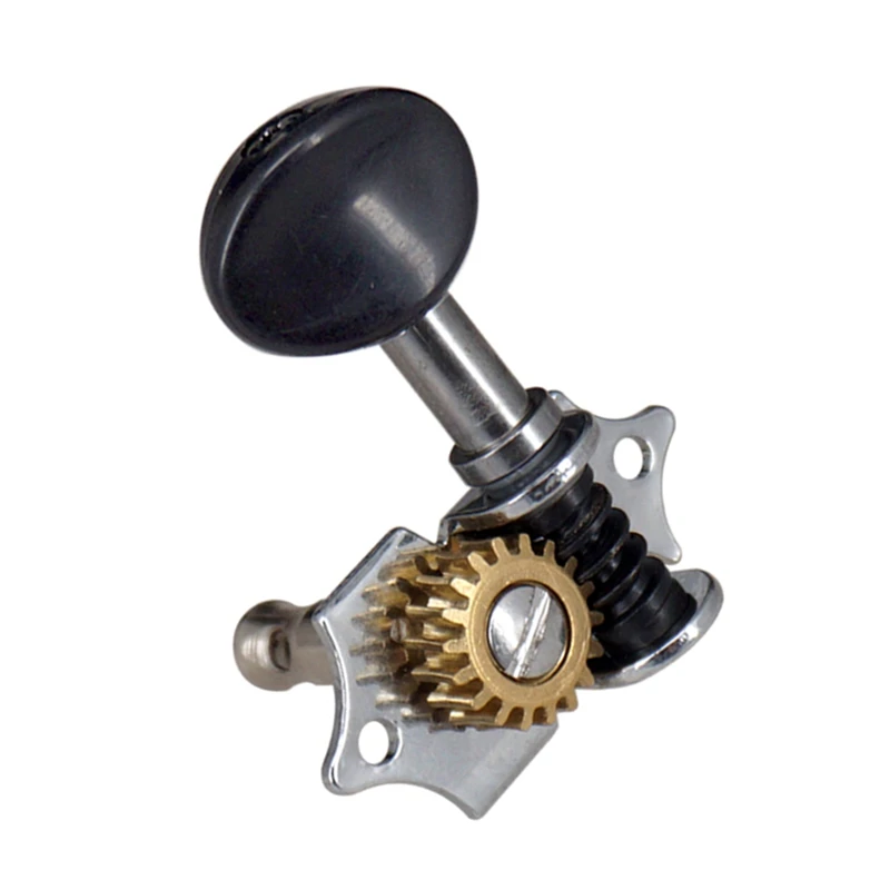 1 Set Ukulele Chitarra Open Tuning Pioli Accordatori Chitarra Tuning Pioli Accessori 4-String Guitar Machine Heads Sostituzione