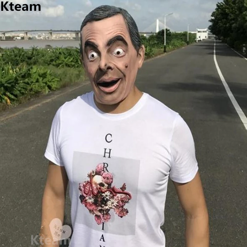 Divertente!! Famoso Uomo Donald Trump Conserve Obama Obama Mr.Bean Psy Costume Maschera Halloween Realistico Lattice Masquerade Carnival Mask