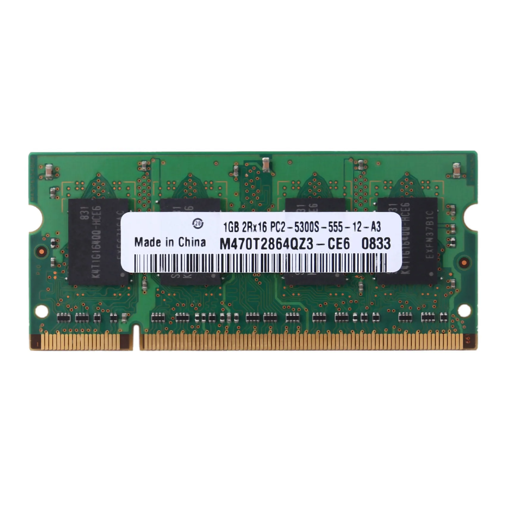 Memoria Ram Per Notebook Ddr2 Da 1Gb 677Mhz Pc2-5300S-555 200Pin 2 Rx16 Memoria Per Laptop Sodimm Per Intel Amd