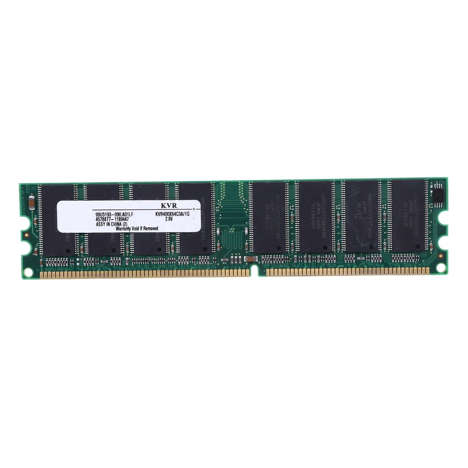 2.6V Ddr 400Mhz 1Gb Di Memoria 184Pin Pc3200 Desktop Per Ram Cpu Gpu Apu Non Ecc Cl3 Dimm