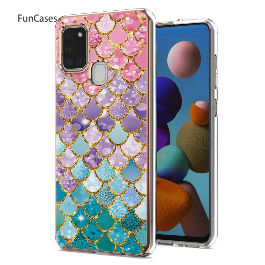 Custodie Mobili Colorate Per Capa Samsung A217F Custodia Telefono Silicone Samsung Estuche A21S Estojo Tpu Cover Celular Samusng Galexy