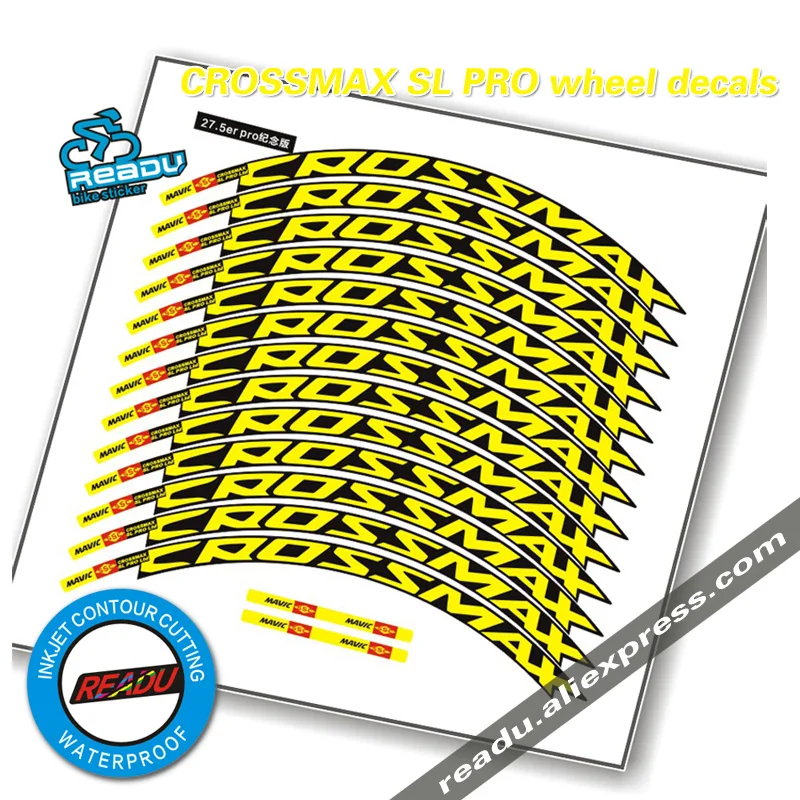 Mavic Crossmax Sl Pro Mtb Wheel Sticker Larghezza 18Mm Pro Decalcomanie Per Ruote Da Bicicletta Adesivi Per Bici Per Decalcomanie A Due Ruote Adesivi 