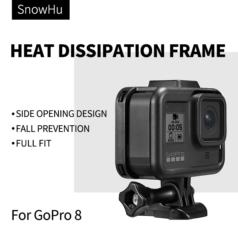 Per Gopro Hero 8 Black Action Camera Con Doppi Stivali Freddi Coperchio Laterale Della Batteria Copriobiettivo Per Gopro8 Gopro 8 Accessori