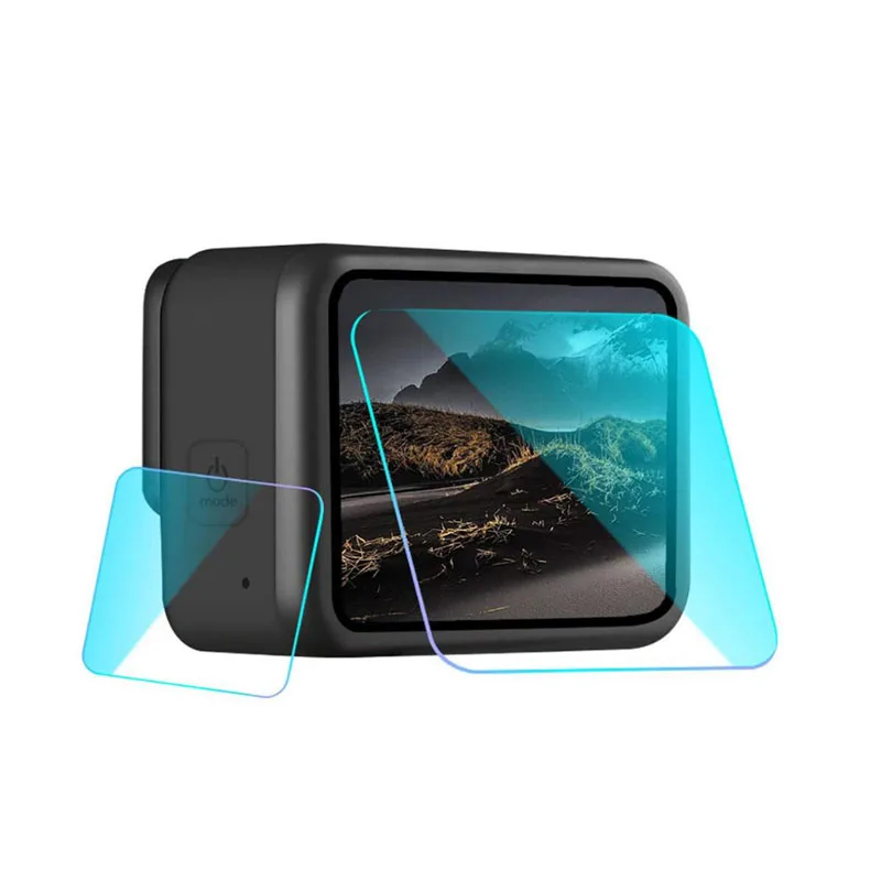Custodia Protettiva In Vetro Temperato Per Gopro Hero 8 Black Go Pro Hero8 Action Camera Lens Display Pellicola Protettiva Per Schermo Lcd