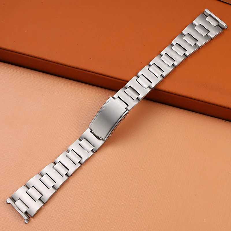 Cinturino Per Orologio Con Collegamento A Forma Di H In Acciaio Inossidabile 316L 19Mm Adatto Per Orologio Seiko Rally 6119-7170 6119-7173 8300 6119-8