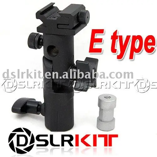 Alto Quanlity Flash Shoe Umbrella Holder Luce Stand 1/4 "3/8" Di Tipo E