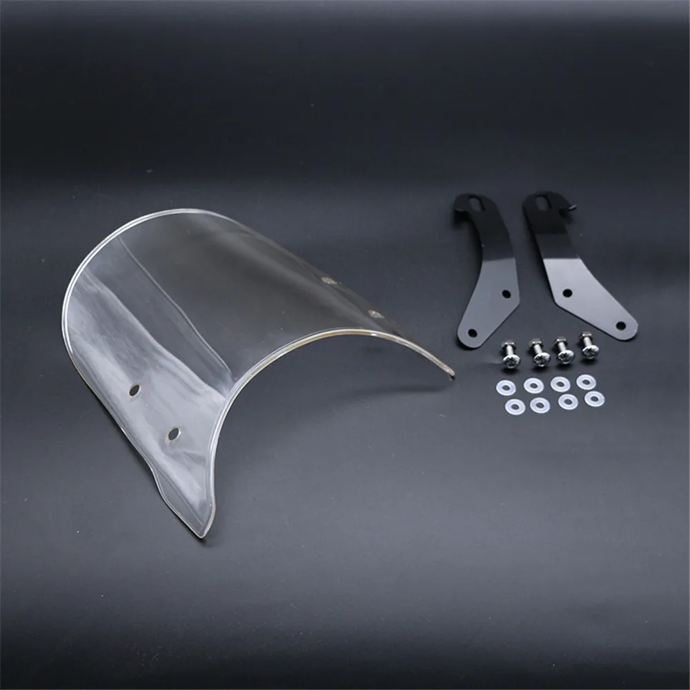 Per Yamaha Xjr1200 Xjr400 Xjr1300 Pare-Brise Xjr 400 1200 1300 Universale Si Adatta Alle 5 "-7" Faro Parabrezza Di Trasporto Del Motociclo