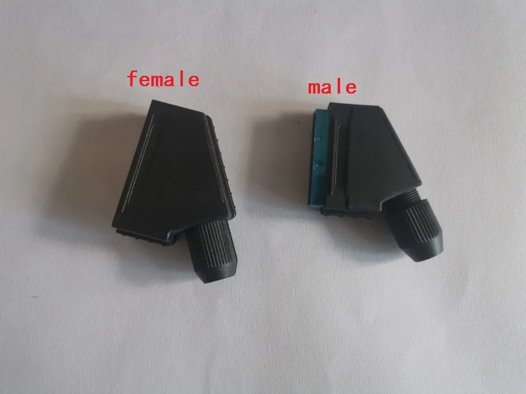 50 Set Molto Maschio/Femmina Scart Plug 21 Pin Euro Scart Connettore A Saldare Adattatore Presa Rgb A 21 Pin