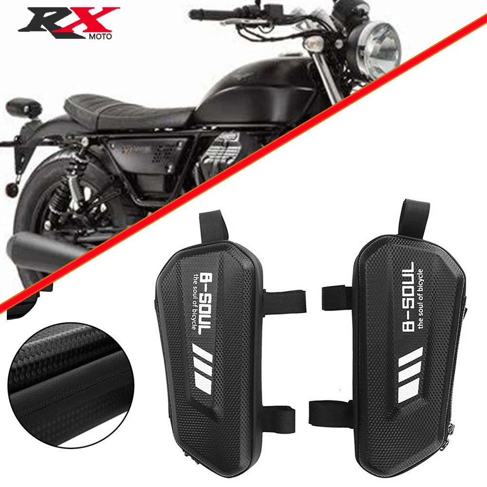 Nuovo Per Moto Guzzi V 85 Tt V85Tt V85 Tt 85Tt Accessori Moto Borsa Laterale Carenatura Borse Portaoggetti Borse Triangolari Borse Paraurti