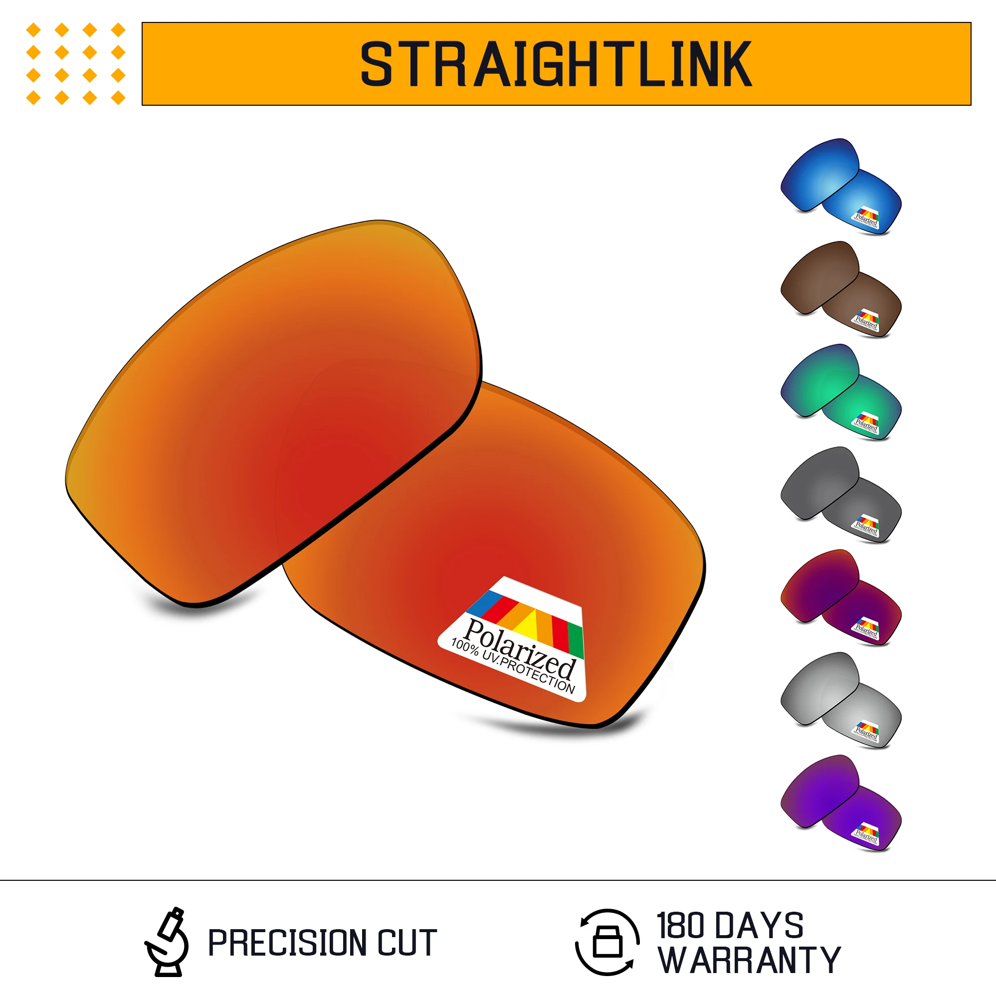 Lenti Di Ricambio Polarizzate Bwake Per-Montatura Per Occhiali Da Sole Oakley Straight Link Oo9331-Opzioni Multiple