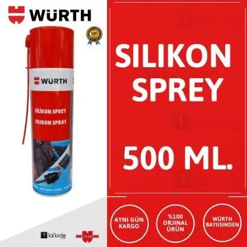 Spray In Silicone Wurth 500 Ml, Silicone Spray, Interruttore Audio Tcinizm