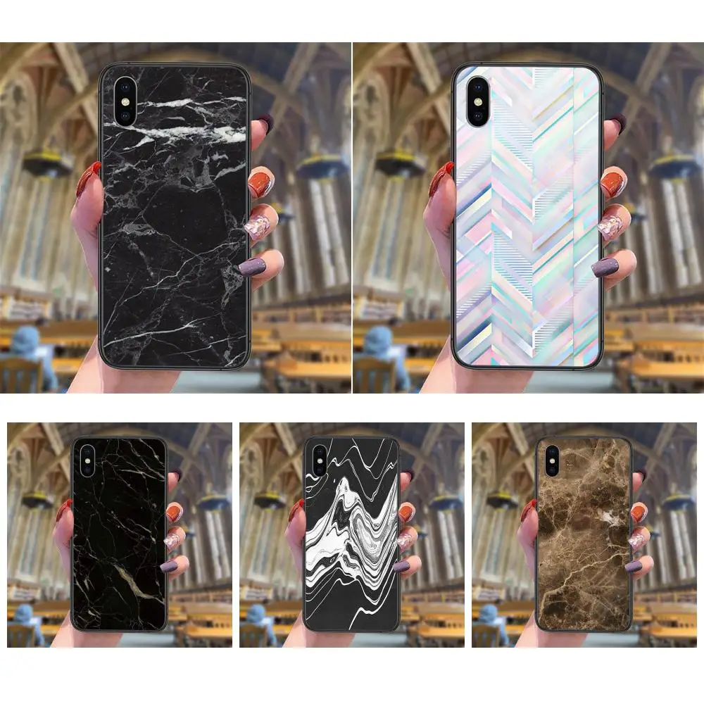 Custodie Per Telefoni In Tpu Con Spacco In Marmo Nero Oro Rosa Mezzo Prezzo Per Samsung Galaxy S20 Fe S30 Ultra S21 S20 S10 S9 Plus Ultra Lite