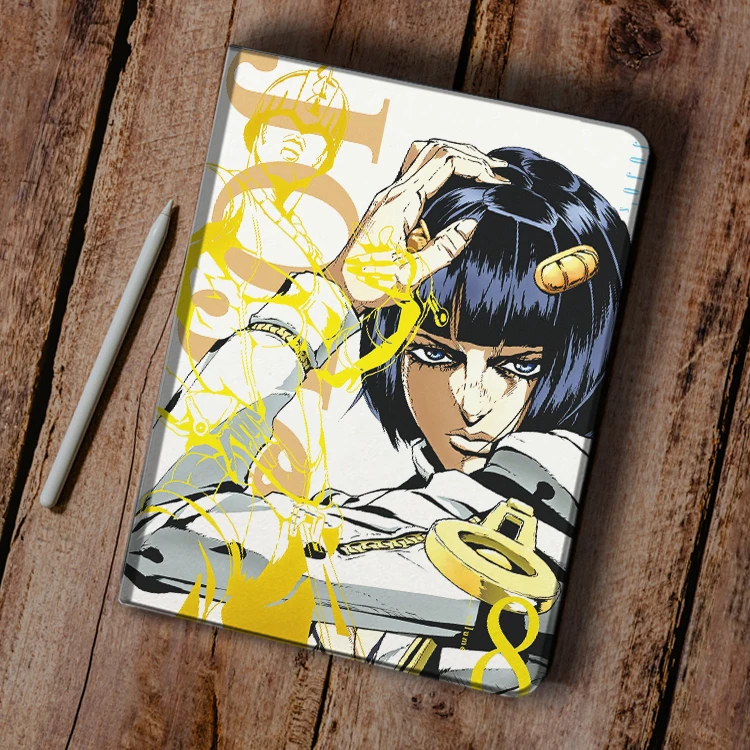 Custodia Jojojojo'S Anime Bruno Buccellati Per Ipad 10.2 7Th 8Th Air 2 3 Mini 2 3 5 Custodia In Silicone Di Lusso Per Ipad Air 4 Ipad Pro11 Case