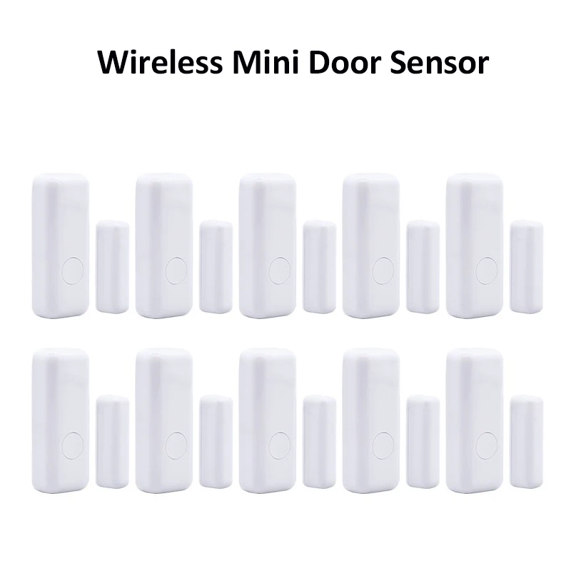 Sensore Porta Wireless 1/5/10Pcs 433Mhz Sensore Puerta Da Porta Da Janela Per Rilevare La Porta Aperta Per G90B Plus, Pg-103, Pg-500 Allarme