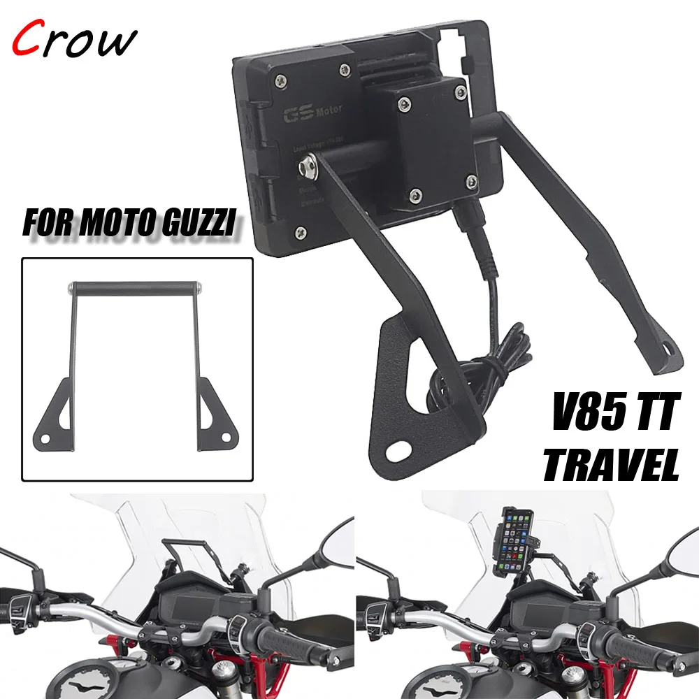 Staffa Supporto Per Telefono Cellulare Gps Supporto Per Telefono Cellulare Usb Per Moto Guzzi V85Tt V85 Tt V85Tt Travel 2019 - 2020