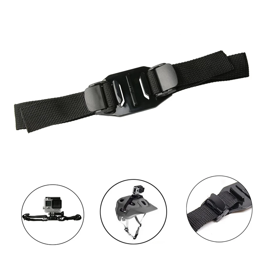 Durevole Outdoor Gopro Hero 8/7/6/5/4 Per Gopro Hero Sports Camcorder Head Belt Bike Helmet Mount Helmet Strap Holder Adapter