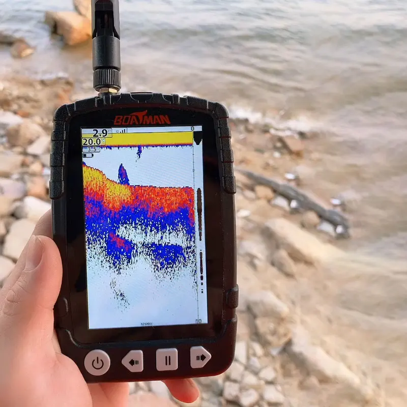Boatman Palmare Wireless Fish Finder Bait Boat Sonar A Lunga Distanza Fish Finder Ecoscandaglio