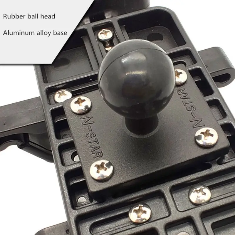 Quadrato Di Alluminio Base Di Montaggio Con Testa A Sfera Per La Ram Mount Per Garmin Zumo 400/450/500/550/660/Tomtom Rider 2/Ram Del Supporto Della B
