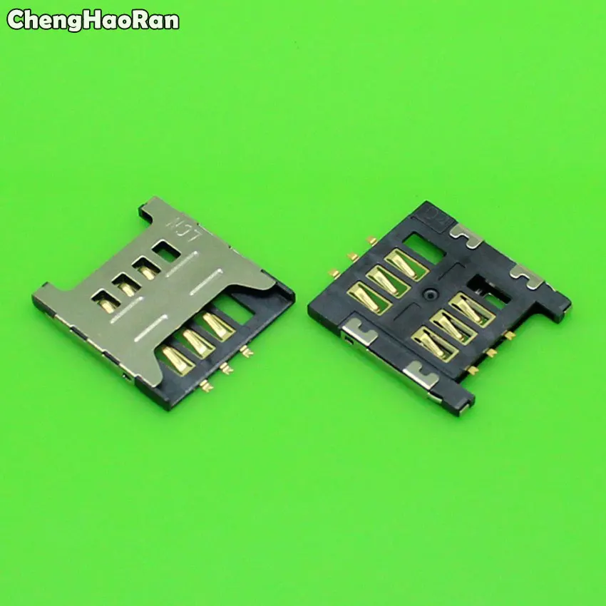 Chenghaoran 2-10Pcs Sim Card Socket Slot Holder Vassoio Parti Di Ricambio Per Samsung Gt E1200M E1200 I519 I939D I939I
