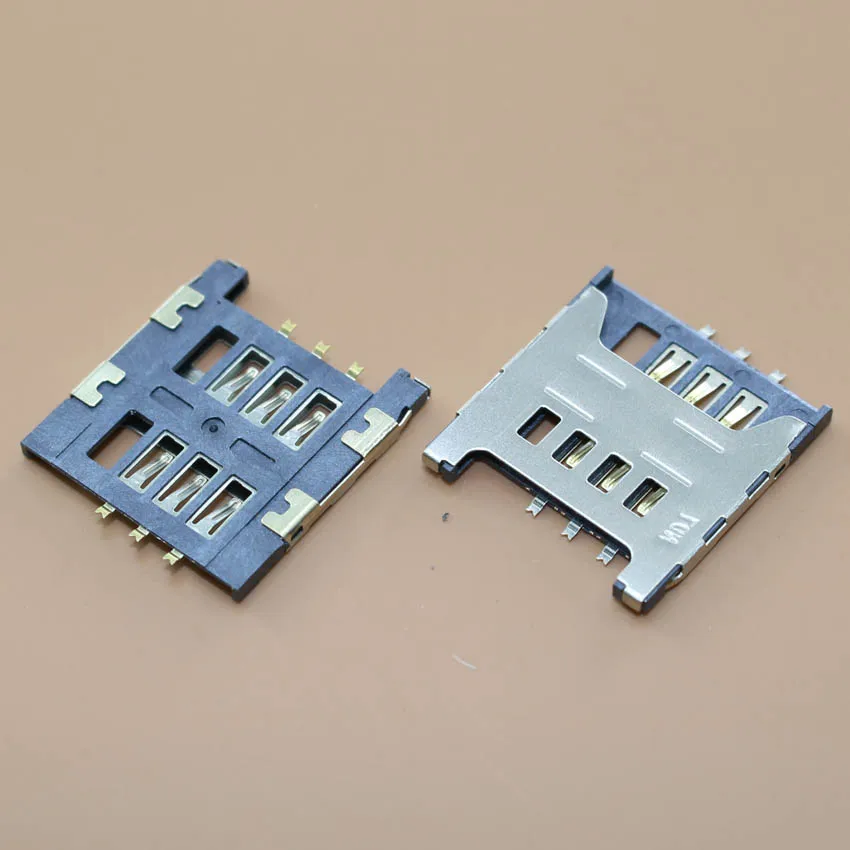 Yuxi 1 Pz/Lotto Sim Card Socket Slot Tray Holder Parti Di Ricambio Per Samsung Gt E1200M E1200 I519 I939D I939I