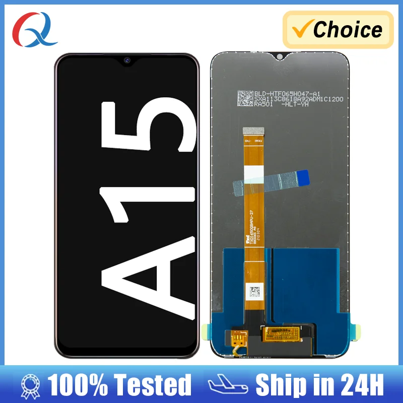 Digitizer Assembly A15 Sostituzione Dello Schermo Per Oppo A15 A15S Lcd Lcd Del Telefono Cellulare Per Oppo A15 Realme C12 V3 Display