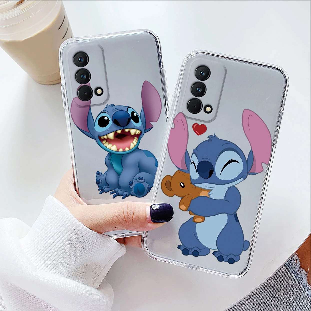 Custodia Carina Per Realme Gt Master Edition Q3 Pro Carnival Cute Stitch Love Soft Silicone Fundas Per Oppo Realme Gt Master Edition
