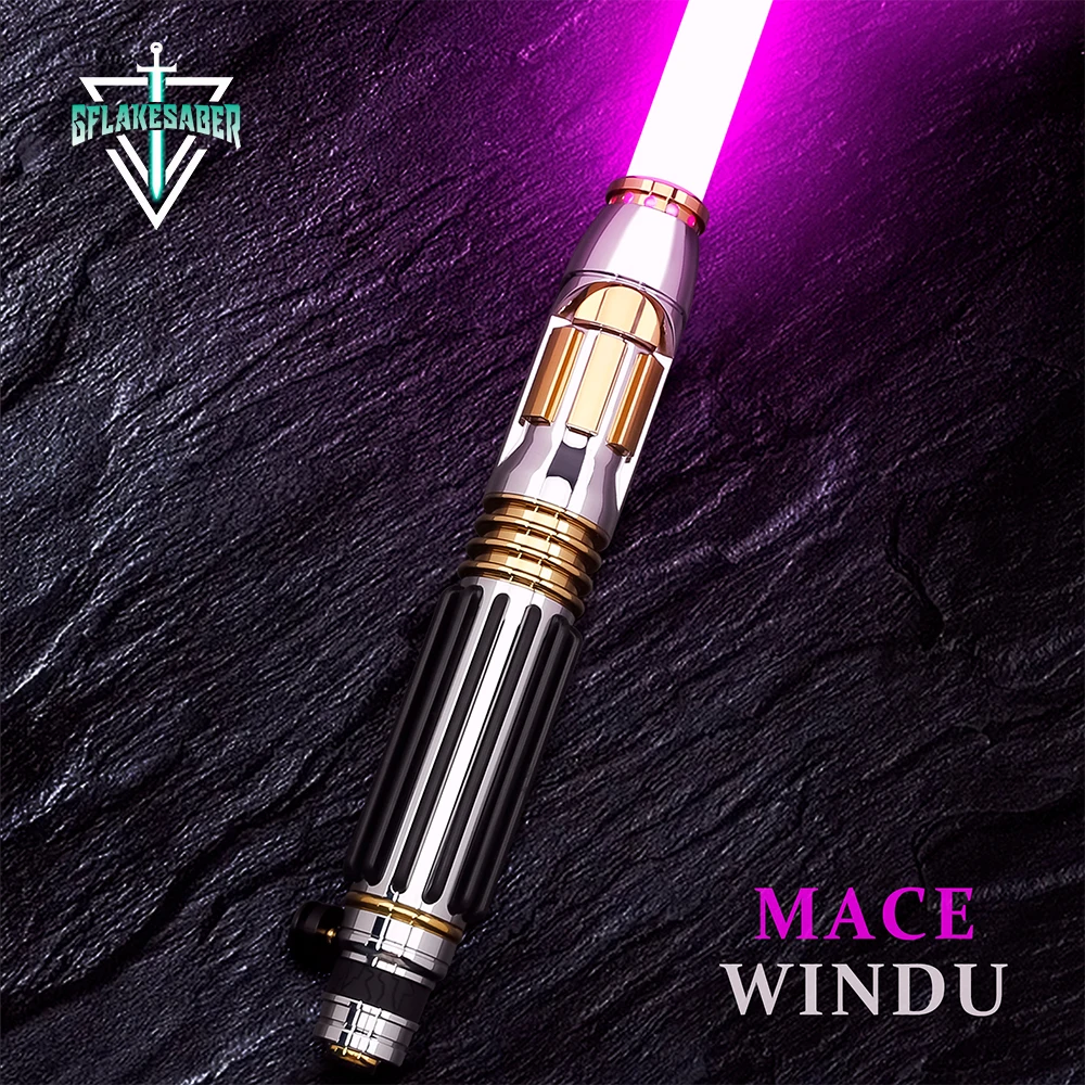 Txqsaber Mace Windu Replica Spada Laser Windu Master Spada Leggera Elsa In Metallo Pesante Duello Colori Infiniti Suoni Laser Giocattoli Jedi