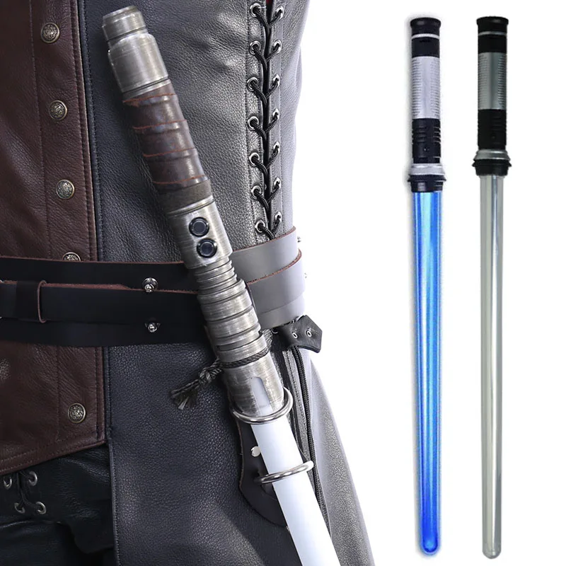 Fondina Da Cintura Medievale In Pelle Cavaliere Jedi Spada Laser Portalama Laser Sabre Appendiabiti Larp Skywalker Spada Rana Costume Cosplay
