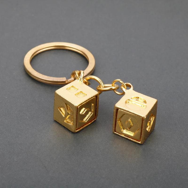 Mqchun Movie Jewelry The Last Jedi Dice Charm Portachiavi Han Solo Lucky Dice Prop Passatori Dadi Portachiavi Accessori-50