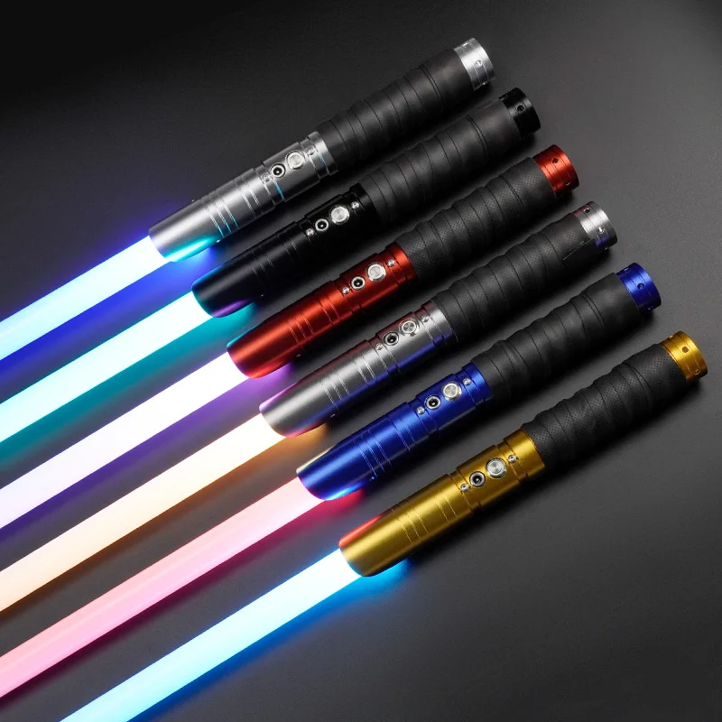 Thysaber Metal Hilt Heavy Dueling Lightsaber Con 12 Color Change Force Fx Foc Blaster Toys Spada Laser Jedi