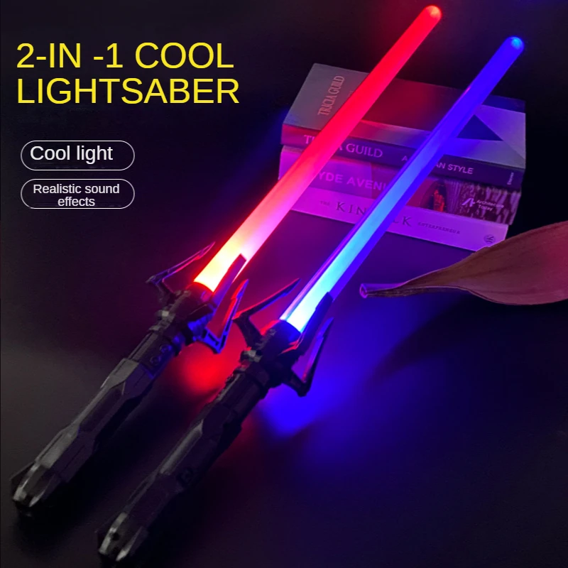 2 Pz Spada Laser Spada Giocattolo Spada Leggera Blaster Giocattoli Jedi Laser Spada Ragazzi Regalo Giocattoli Per Bambini Accessori Cosplay