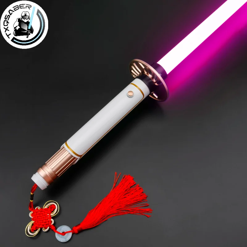 Txqsaber Replica Lily Tora-Asi Heavy Dueling Spada Laser Bluetooth Per Snv4 Custom Jedi Laser Sword Blaster Neo Pixel Giocattoli Per Bambini