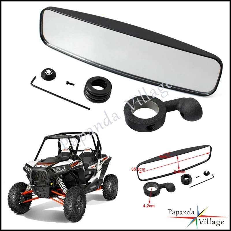 Moto 1.75 "Roll Cage Clamp Mount Center Specchi Retrovisori Per Honda Pioneer 1000 Yamaha Yxz1000R Polaris Rangers Xp1000