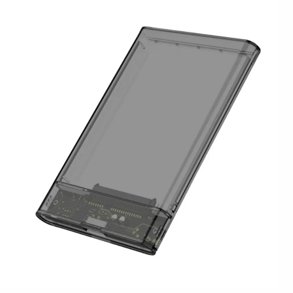 3.1 Usb Tipo-C Mobile Hard Disk Box Trasparente 2.5 Pollici Sata 1/2/3 Hdd Ssd Usb 3. 0 Esterno Hard Disk Box Per Pc Portatile