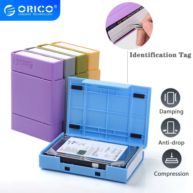 Custodia Per Caddy Hdd Ide Sata Da 3.5 Pollici Scatola Portaoggetti Per Disco Rigido Esterno Per Custodie Per Hdd Scatola Hdd Da 3.5 Pollici Multicolo