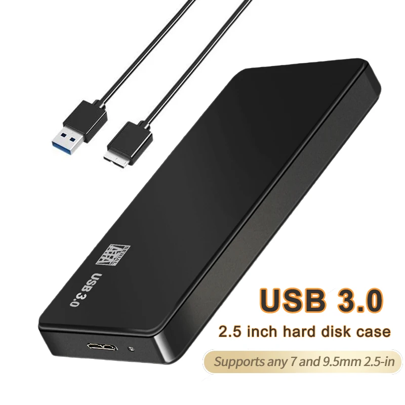Usb 3.0 To 2.5 Inch Hard Drive Case Custodia Per Disco Rigido Da Usb 3.0 A 2.5 Pollici Custodia Per Disco Rigido Sata Hdd Ssd 5Gbps Scatola Per Disco 