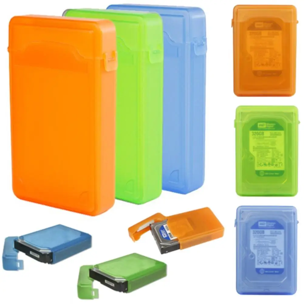 3.5 Pollici Antipolvere Box Di Protezione Per Sata Ide Hdd Hard Disk Drive Caso Storage Hard Drive Disk Storage Box 2020