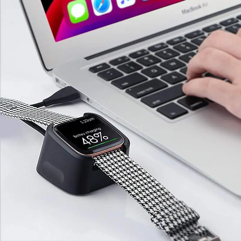 Salute E Fitness Smart Watch Caricatore Usb Sostituzione Cavo Di Ricarica Usb Dock Stand Per Fitbit Versa 2