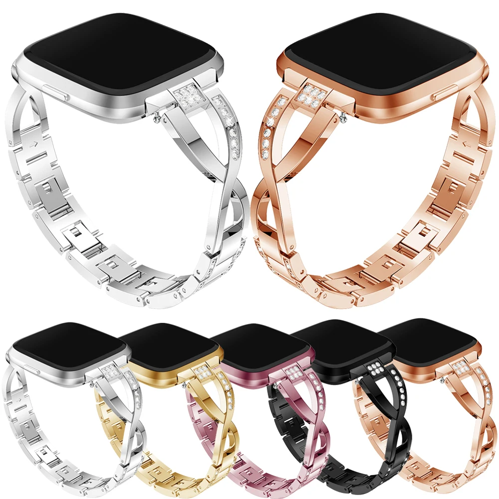 Cinturino In Pelle Per Cinturino Fitbit Versa 2 3 Cinturino Fitness Loop Cinturino Smart Watch In Vera Pelle Di Ricambio Per Fitbit Versa