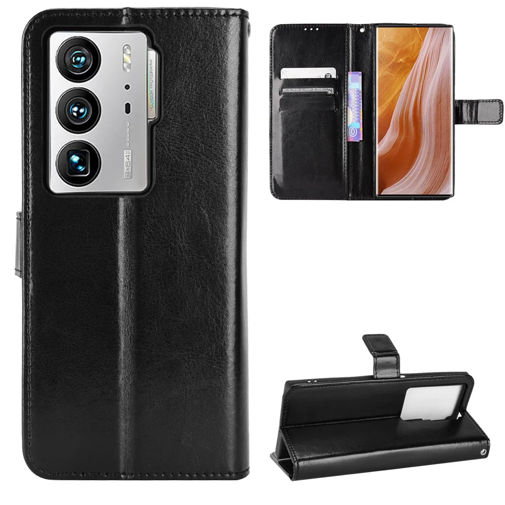 Flip Wallet Custodia In Pelle Pu Per Zte Axon 40 Custodia Ultra Per Cellulare Con Porta Slot Per Schede Zte Axon 30 5G/Axon 30 Pro 5G