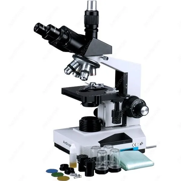 Composto Trinoculare Campo Scuro Microscopio-Amscope Forniture 40X-1000X Composto Trinoculare Campo Scuro Microscopio T490-Dk
