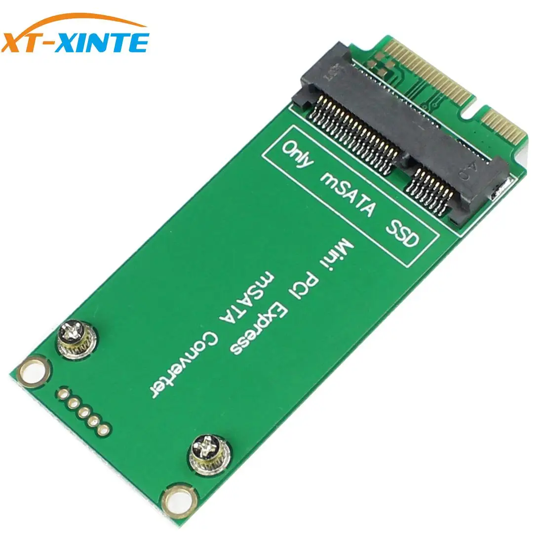 Adattatore Msata A Mini Pci-E Sata Ssd Adapter Converter Card Per Asus Eee Pc 1000 S101 900 901 900A T91 3X5Cm