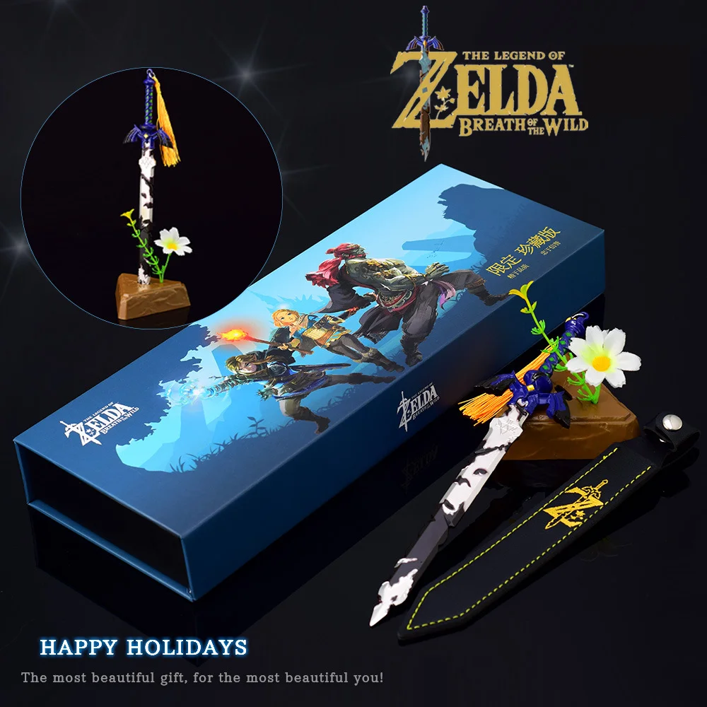 Legend Of Zelda Kingdom Tears Arma Box Decoration Set Master Sword Light Scale Gun Hailia Shield Model Compleanno Regalo Di Natale