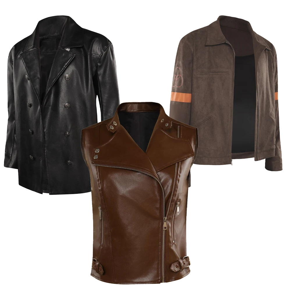The Walking Dead Daryl Shan Maggie Greene Negan Costume Cosplay Gilet Cappotto Giacca Rick Outfit Halloween Carnival Party Men Suit