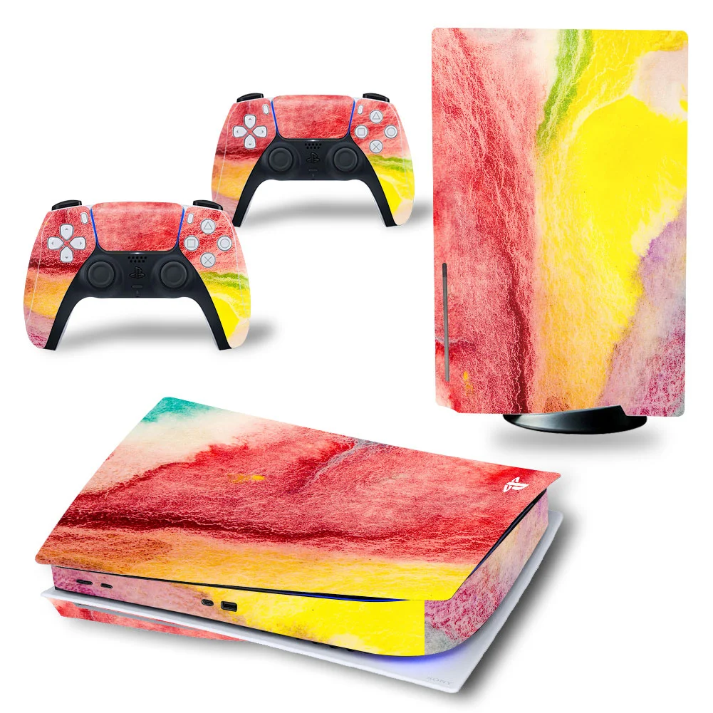 Nuovi Adesivi Bianchi Playstation 5 Decalcomanie In Vinile Controller Console Pelli Disco Ps5